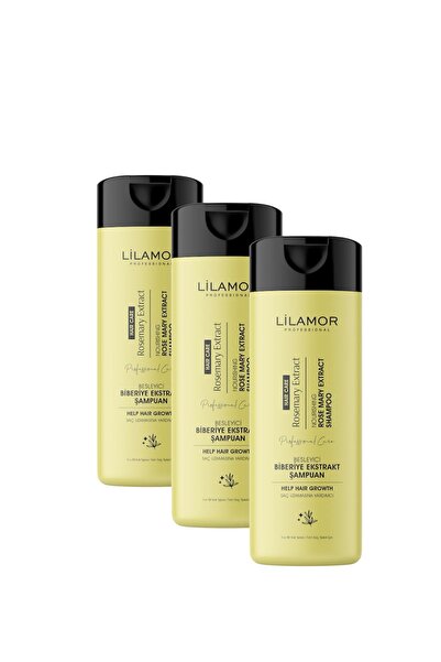 Lilamor 3 Nourishing Shampoos of 400ml - Fast Growth Helper
