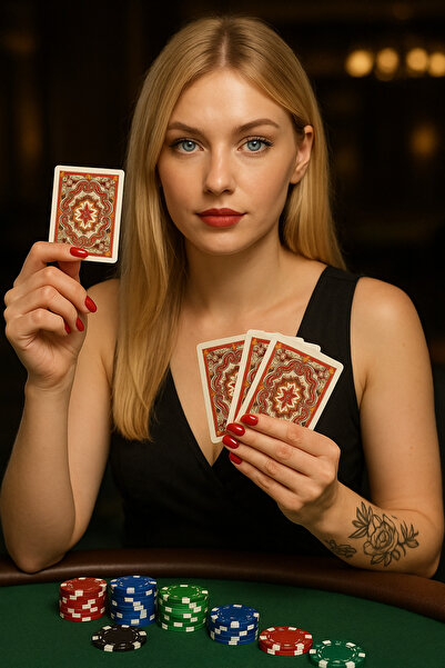 MSMETICARET Swisscard Plastik Iskambil Poker Briç Oyun Kartları Çift Deste