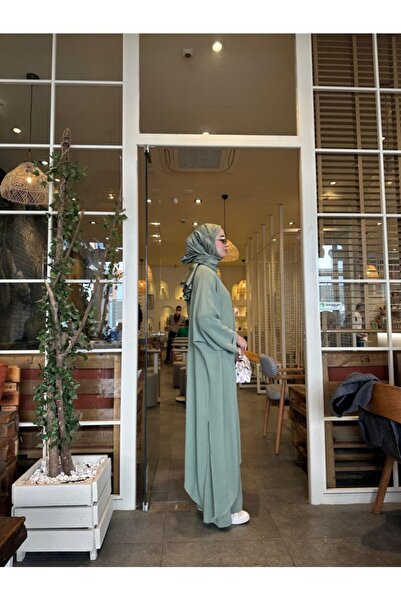 NS Moda Tesettür Mina Takım Mint Model-538