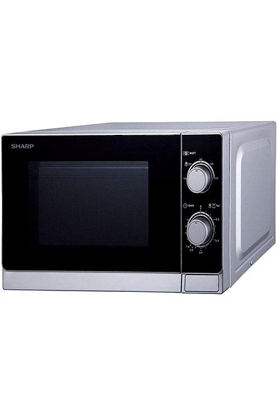 Sharp Microwave Oven , 20 L , 800w , Silver - R-20as-s