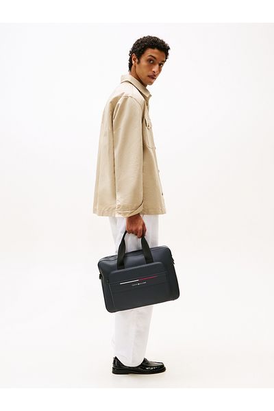 Tommy Hilfiger Men Space Blue Foundation Laptop Bag