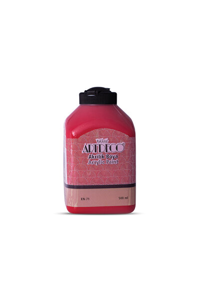 Artdeco Akrilik Boya 500ml Çilek Kırmızı 3675