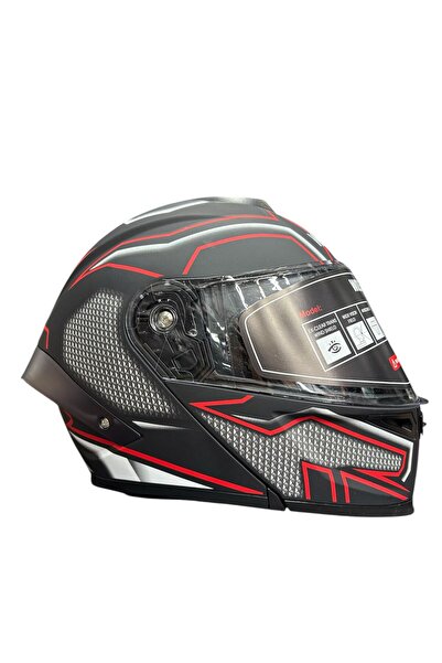 MOTO PARLA WOSEN Ws-202 Güneş Vizörlü Çene Açılır Kask