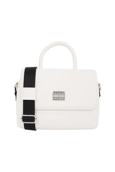 Tommy Hilfiger Tommy Hilfiger Women Ancient White American Cool Top Handle Flap Crossover Bag