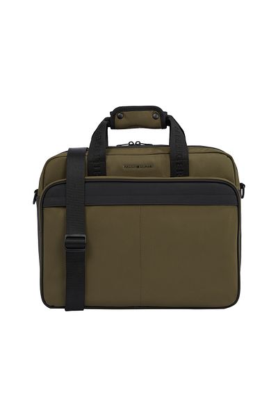 Tommy Hilfiger Men Army Green Repreve Laptop Bag