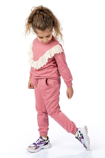 s.t. sebat tekstil Vintage 2Yarn Girls Tracksuit Sb573