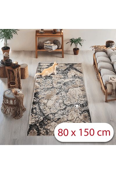 Brava Casa Carpet Nimbus Harmony, Grey and Cream, , Short Pile 11 mm, 80x150 cm, 2200 g/m , BravaCasa