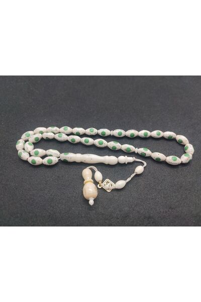 İskeçe Tesbih Lucrare literară cu știfturi - Certificat de os de cămilă natur...