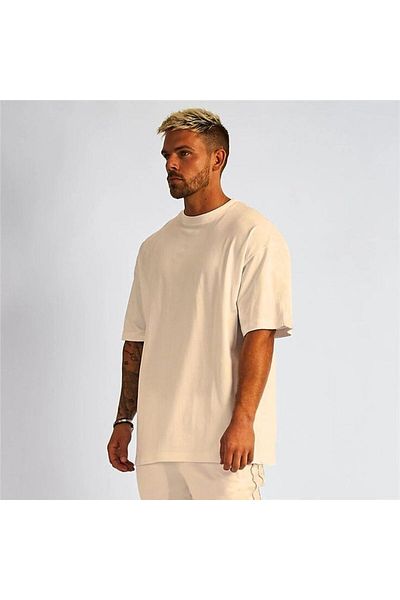 FUNSTYLE Cotton Soft Combed Fabric T-Shirt Oversize