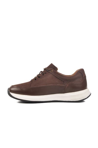 WALKWAY Men's Casual Khakika Leather Selena Shoes