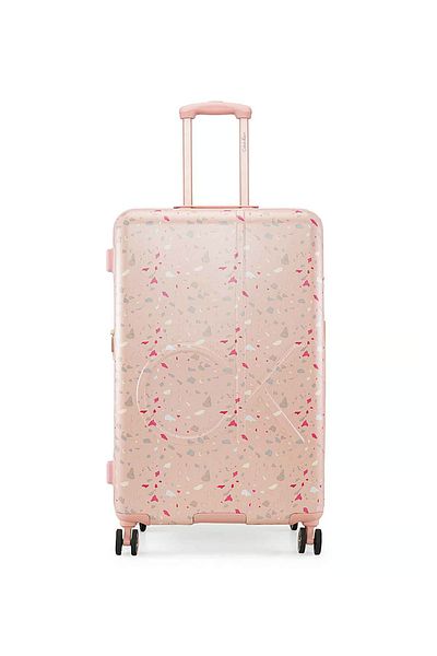 Calvin Klein Terrazzo Island Hardside Trolley Bag with 4 Spinner Wheels, ABS+PC Case Luggage with TSA Lock
