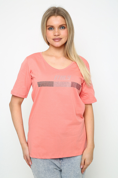 Oasis Жіноча туніка з V-подібним вирізом, розрізами з боків і каменями