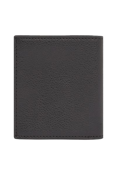 Tommy Hilfiger Men Black Heritage Leather Slim Wallet