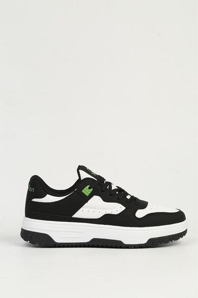 Benetton Bni-11509 Unisex Sneaker Shoes White Black 36-40