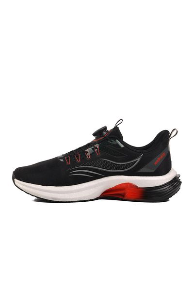 WALKWAY 25400 m Black Fish Tape Laced Men's Sports Shoes