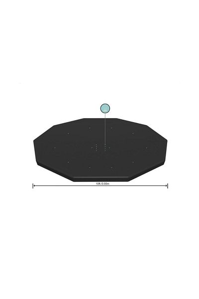 BESTWAY Flowclear Steel Pro Pool Cover 3.05m 58036