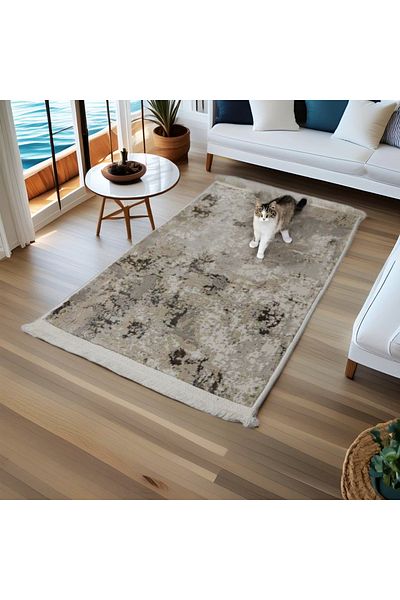 Brava Casa Covor Grigia Tassara, Gri Antracit, , Fir Scurt 7 mm, 80x150 cm, 2000 g/m , BravaCasa