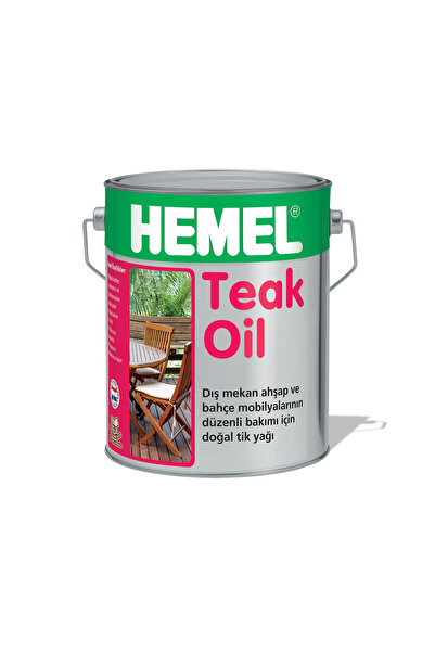 Hemel Teak Oil - Dış Mekan ahşap ve bahçe mobilyalarının bakımı için premium Tik Yağı