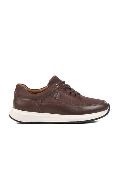 WALKWAY Men's Casual Khakika Leather Selena Shoes