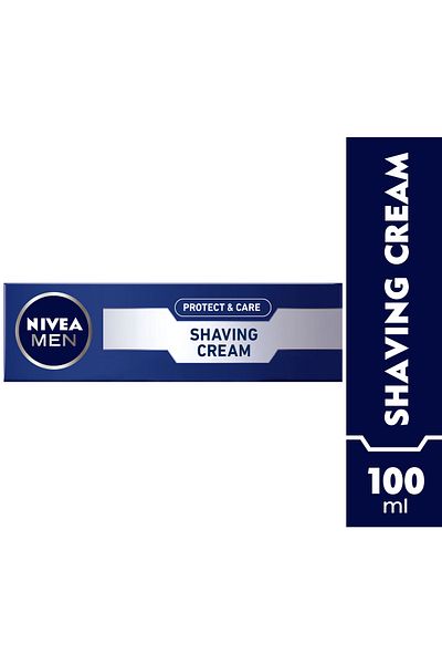NIVEA Men Shaving Cream Protect & Care with Aloe Vera - 100ml Tube