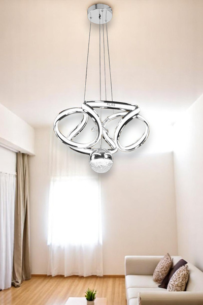 KORKMAZ KLAS KORKMAZ KLAS CAM AYDINLATMA VİTO TOPLU LÜX LED AVİZE GÜMÜŞ-GOLD