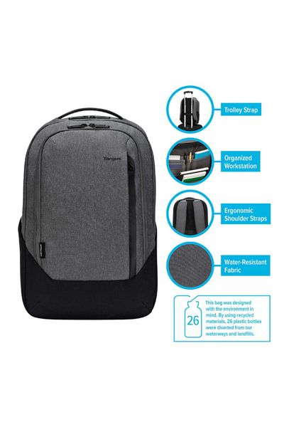 Targus 15.6" Cypress with EcoSmart Backpack 15.6" - Grey