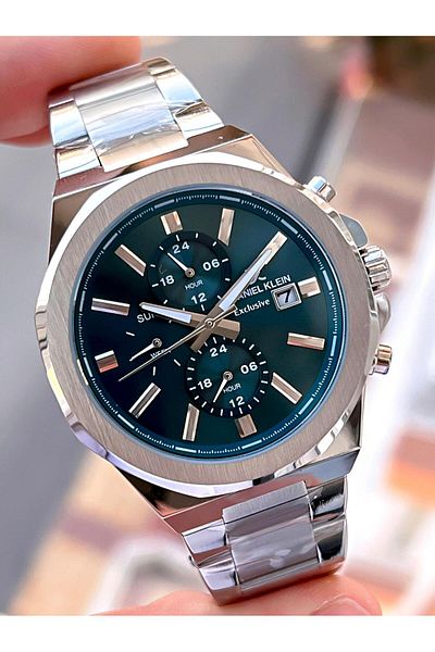 Daniel Klein Steel Band Inner Functions Men's Wrist Watch for Active Engagement and Groom Edk.1.10587.8