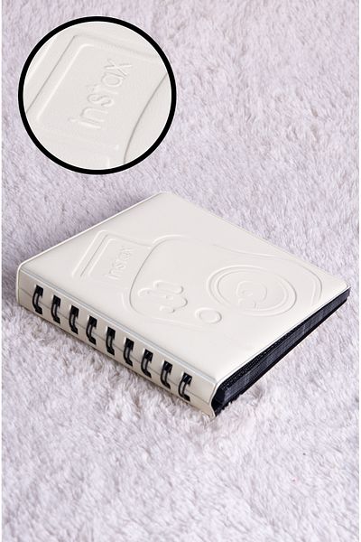 Nobbystar Spiral White Instax Polakart Photo Album with 68 Photo Capacity
