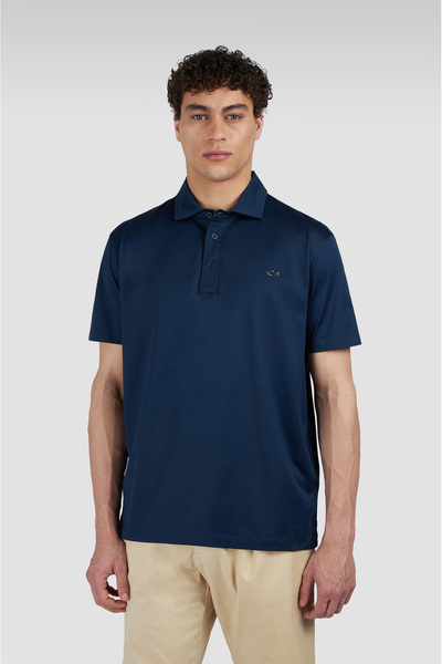 PAUL&SHARK COTTON POLO SHIRT WITH BUTTONS