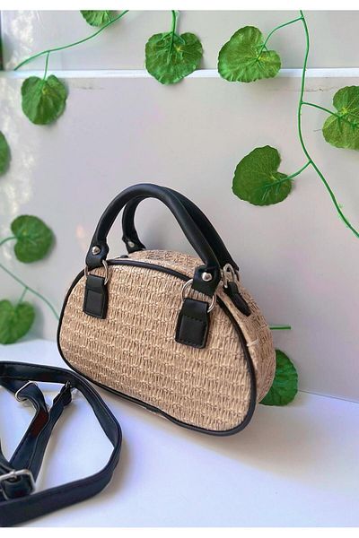 HC BAG Summer Beach Handbag Straw Bag