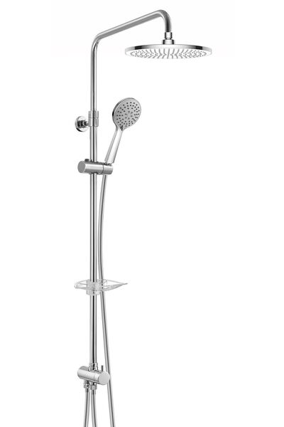 Eca E.c.a Niobe Teleskobik Kolonlu Banyo Tepe Duş Seti Yuvarlak Takım 102158039