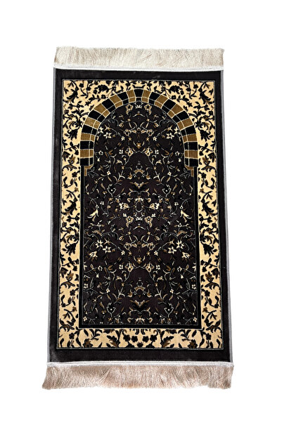 Buhara Tekstil Zümrüt Mihrap Kalın Dokuma Seccade