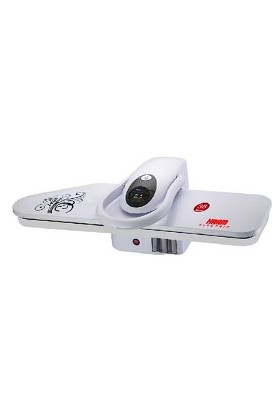 HAAM Press Steam Iron With Stand - 38 Inch - Touch Screen 500 ml 2200 W - White - Hm38sp-wn24