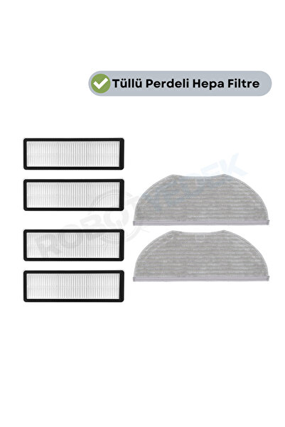 robotyedek Filtru Hepa și mop de înlocuire compatibil Xiaomi S10t - 6 bucăți