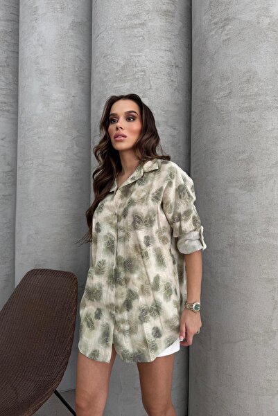 RB CLUB Сорочка з саморобним візерунком зеленого кольору RB2820