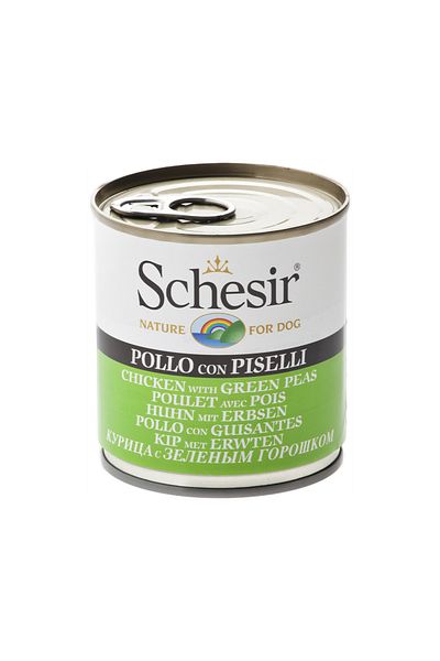 Schesir Chicken With Green Beans Canned Dog Food - 285 G Pack Of 6