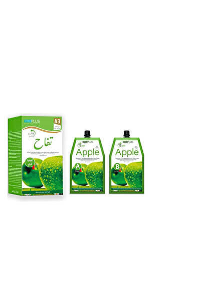 Pro Plus Professional كريم صبغ الشعر خالي من الأمونيا - كريم 500 مل + مثبت الشعر أبل برو 500 مل (بني غامق A3)