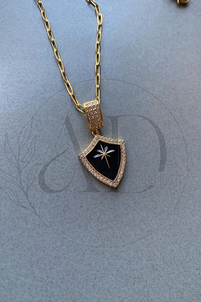 Fulmin North Star Shield Necklace
