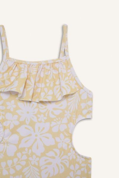 DeFacto New Season Girl's Floral Swimsuit