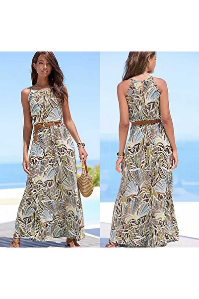 rosen ser ASKILI RENKLİ ELBISE PENYE VİSKON KUMAŞ