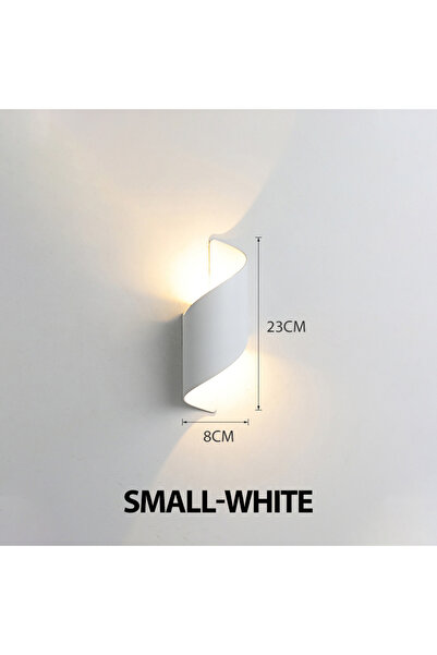 Choice1 مصباح حائط LED بتصميم حلزوني صغير أبيض دافئ 3000 كلفن، 10 وات، مصابيح...