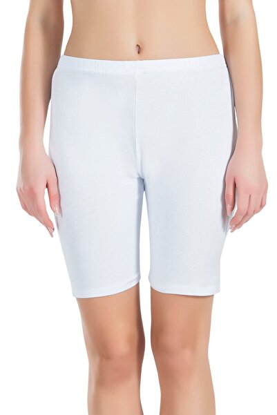 inkasole Γυναικείο κοντό κολάν 412 Λευκό