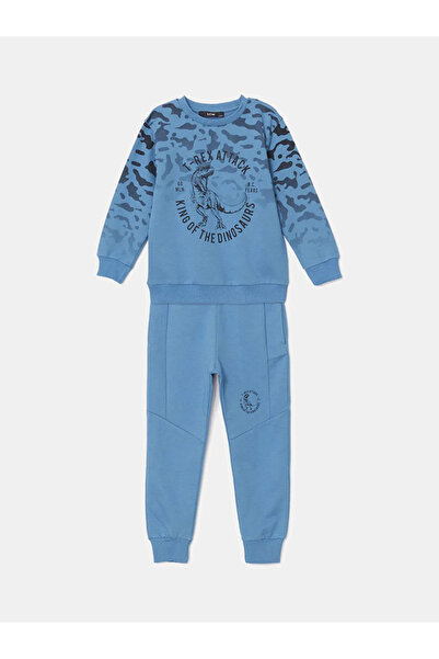 LC Waikiki Lcw kids indigo indigo tracksuit set