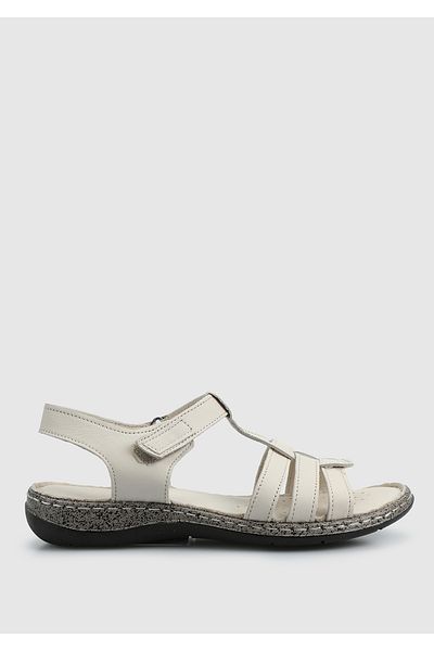 Eclipse Ecru Leather Women's Comfort Sandals