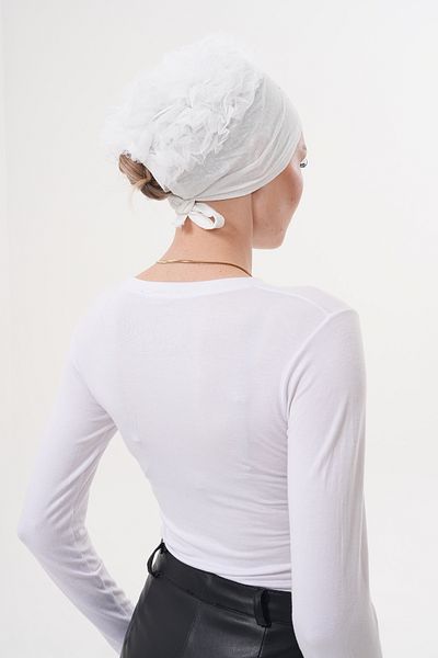 Ritagarcia Frilly Combed Cotton Bonnet
