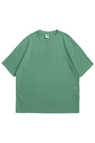 Stadium Femei Bărbați Tricou cu mânecă scurtă Cagla Premium Basic Oversize Crew Deck