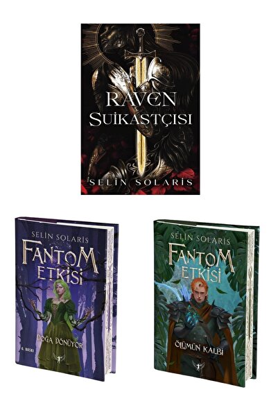 Martı Yayınları Selin Solaris 3Kitaplık CİLTLİ Set ( Fantom Etkisi 1-2 # RAve...