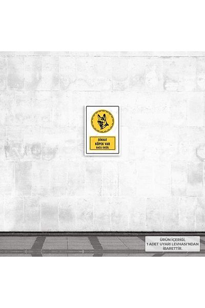 Posterya Ul01500-A5 - Caution Dog Not Tied Warning Sign (15,4×21,6cm)