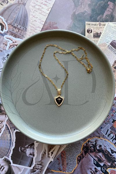 Fulmin North Star Shield Necklace