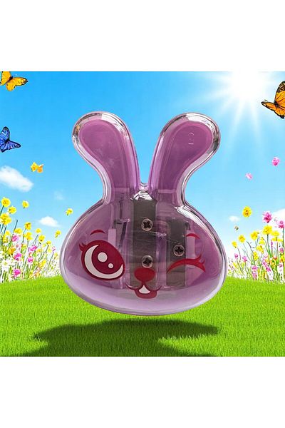 Polin Bunny Double Blade Rabbit Pencil Sharpener